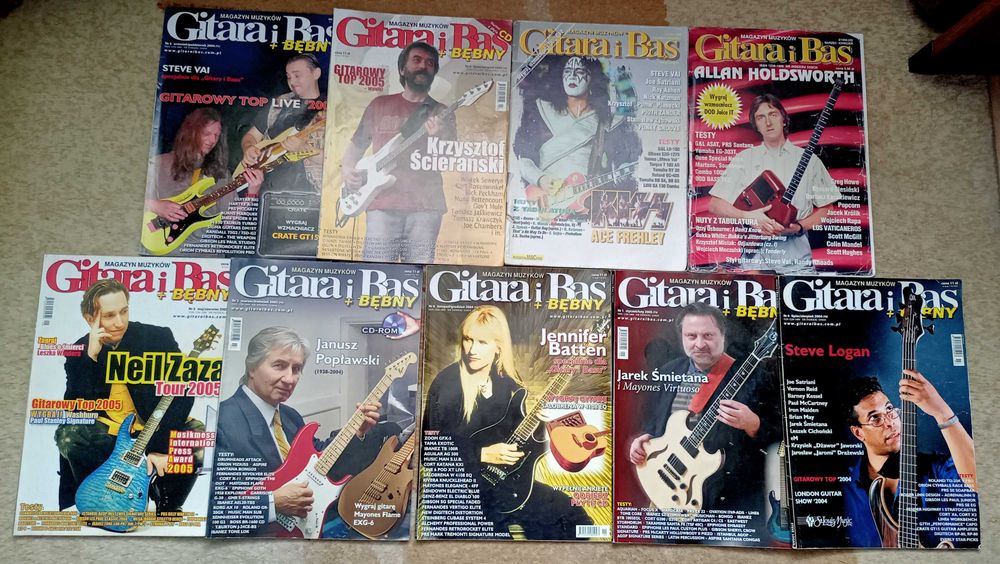 Gitara i Bas czasopisma muzyczne, gazety gitarowe
