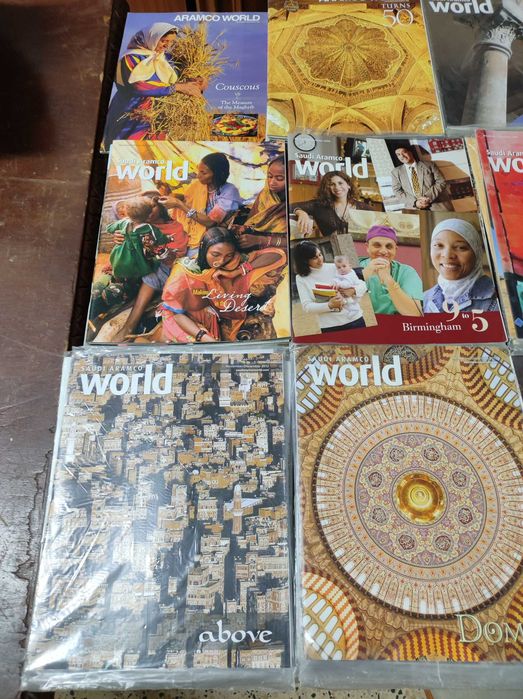 Aramco World Magazine de Nov/Dez 98 até Mai/Jun 2015