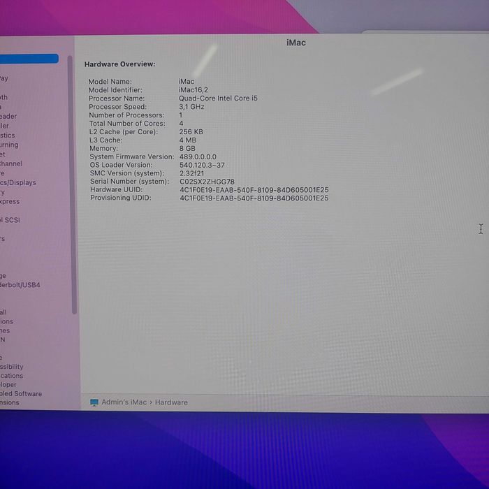 Продам iMac  21.5-inch, Late 2015