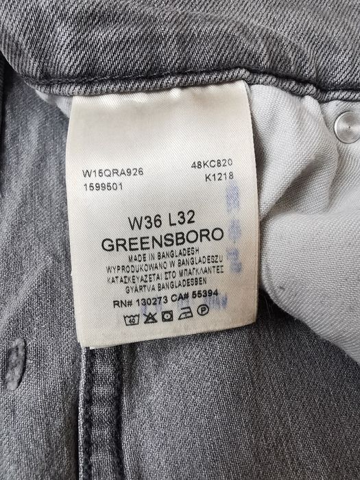 Wrangler Greensboro W36 L32 spodnie jeansowe jeansy