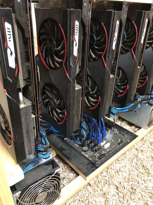 Корпус фермы для майнинга на 12-14 видеокарт 5700XT