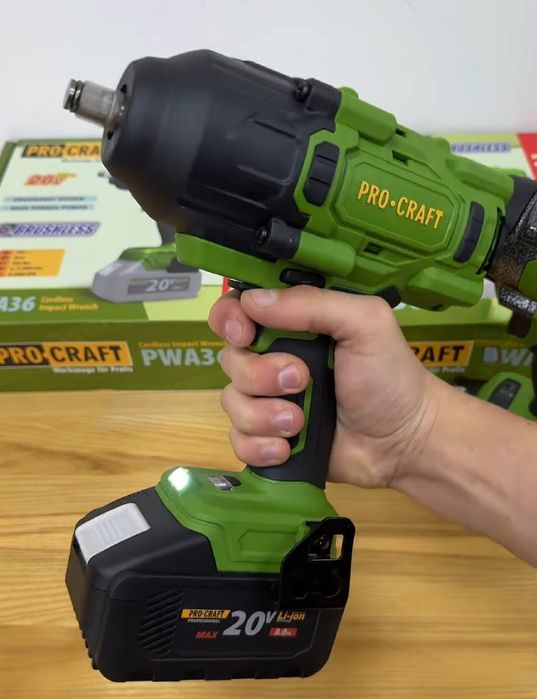 Акумуляторний гайковерт Procraft PWA80 Кейс (з 1 АКБ та ЗП)