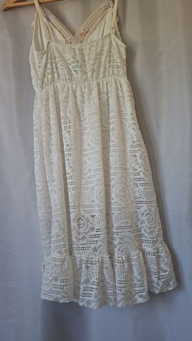 Piękna sukienka boho uniwersalna kobieca , koronka
