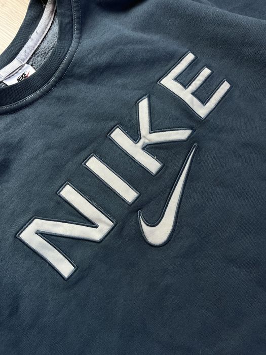 Nike Vintage 90’s Big Logo Bluza Crewneck Rap Streetwear