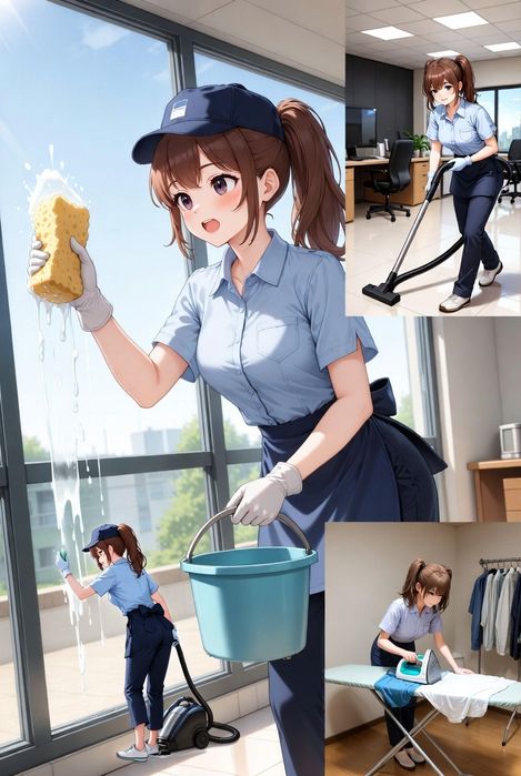 Sprzątanie mieszkania i biur