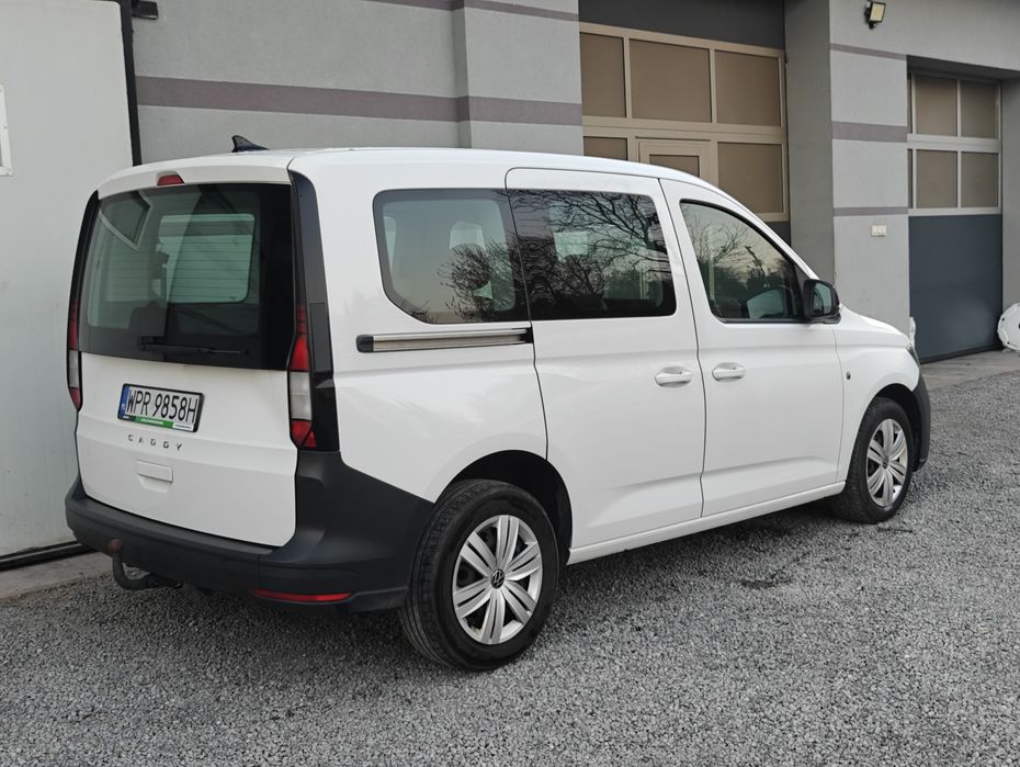 Volkswagen Caddy V 2021r 2.0 Diesel 102KM 5 osobowy Bogate Wyposażenie