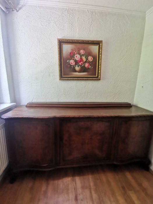 Antyczna Komoda Bufet Orzech Czeczota Art Deco Vintage