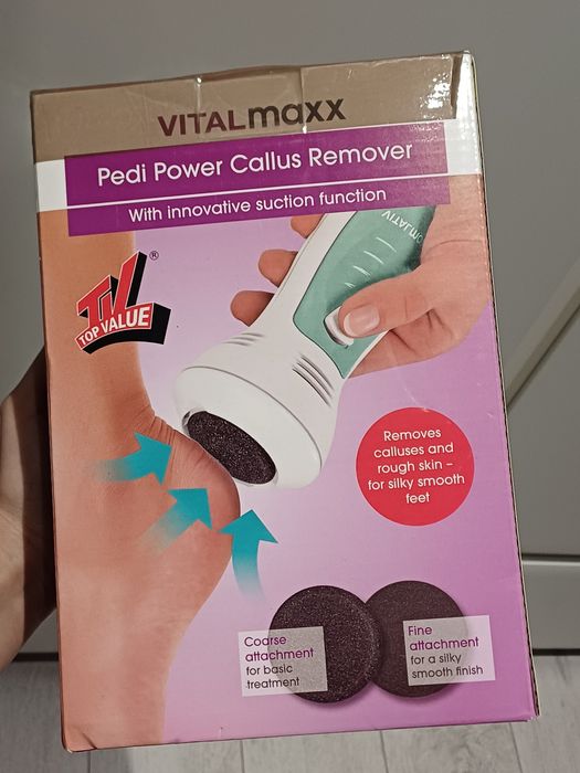 NOWY elektryczny pilnik do stóp Pedi Power Vitalmaxx