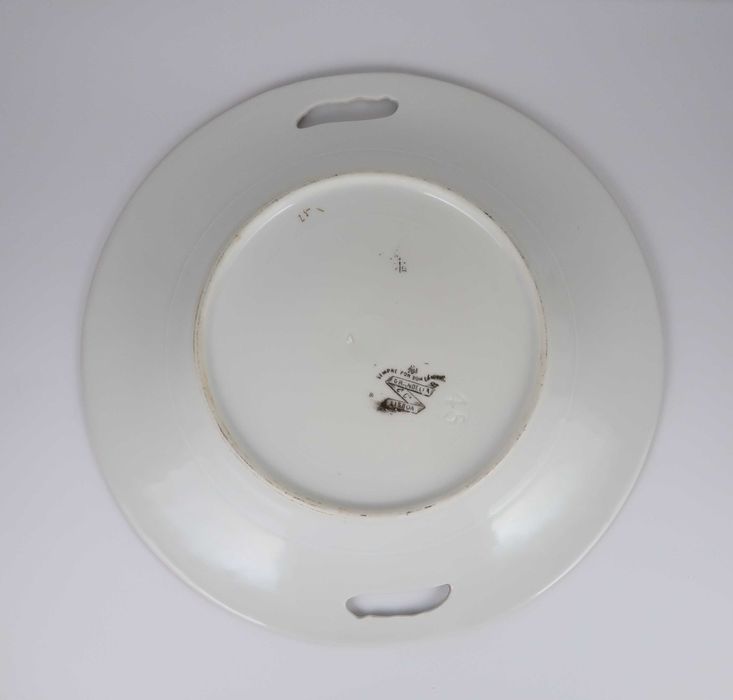 Prato de torradas porcelana Séc. XIX/XX (Grandella)