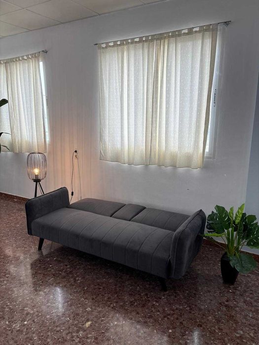 OFERTA!! Sofá-cama com porta-copos