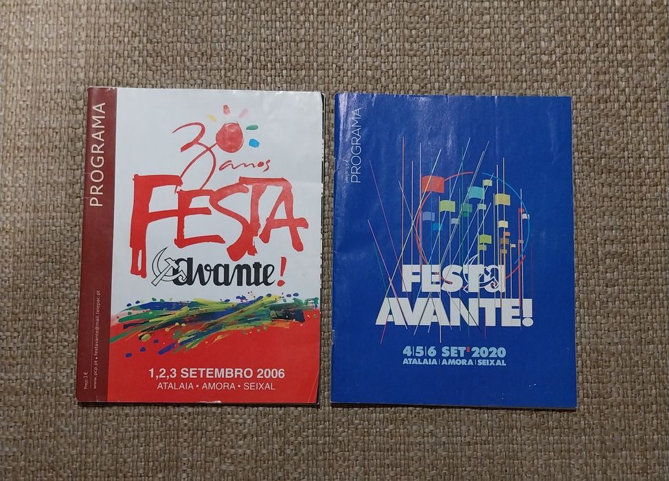 Festa do Avante  - PCP -  Programas  2006 e 2020