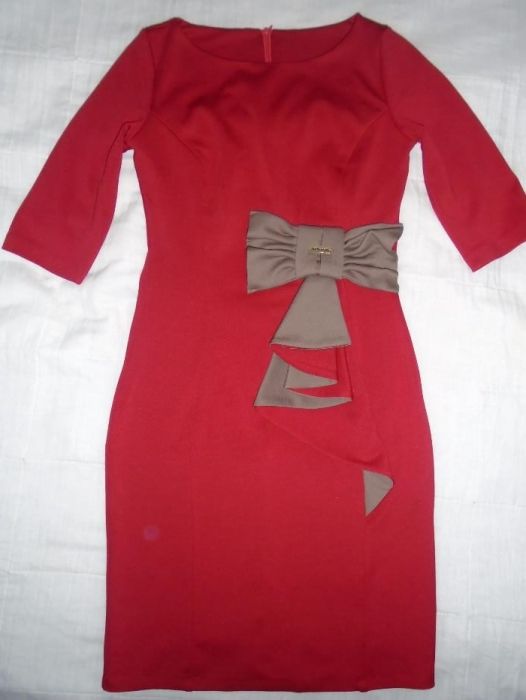 Sukienka ołówkowa czerwona S 36 XS Pretty Antall Mohito Adika