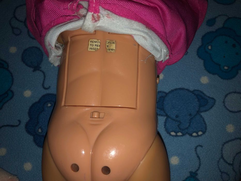 Lalka Bobas na baterie, płacze, sika. 45cm