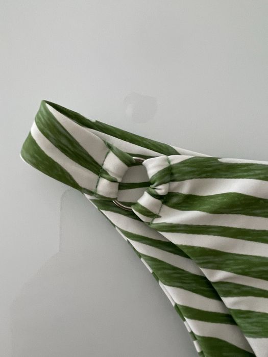 Biquíni zebra verde e branco S
