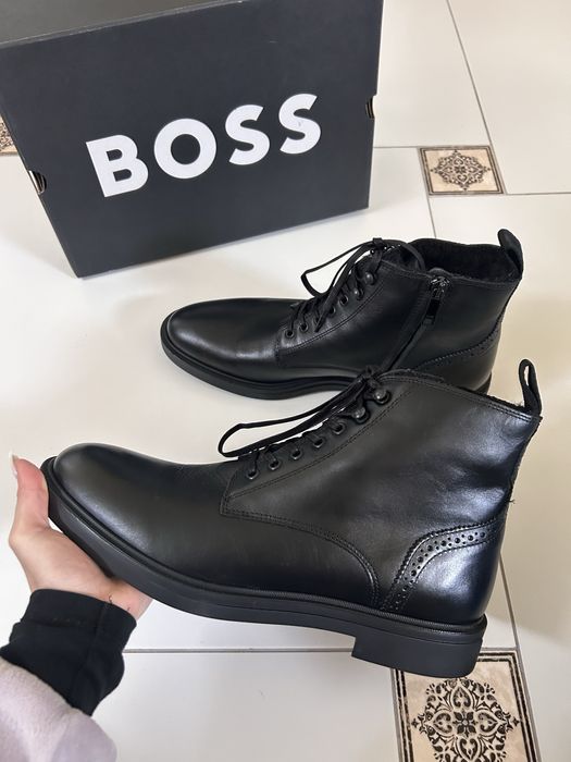 Шкіряні черевики BOSS