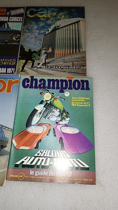 Antigas revistas automobilismo