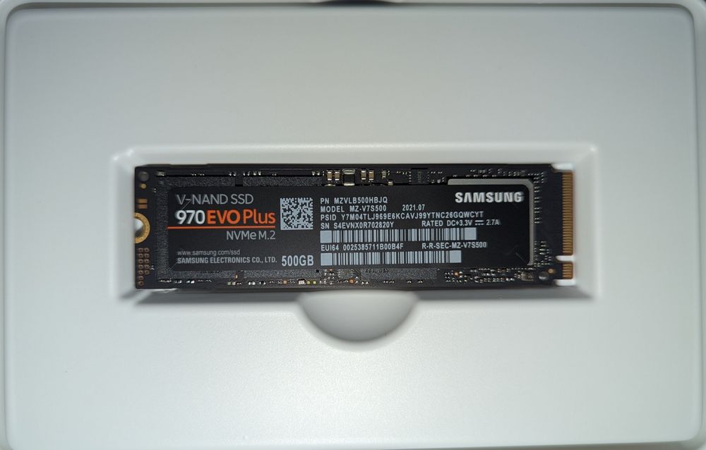 Samsung 970 EVO Plus 500GB NVMe M.2 - Stan bardzo dobry, mało używany