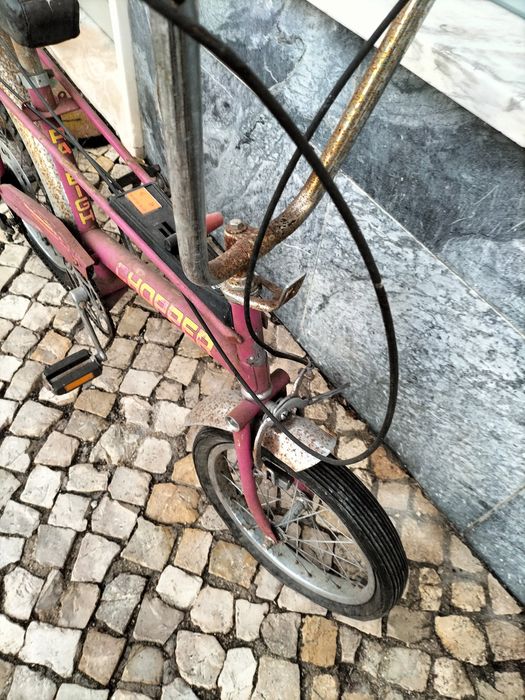 Bicicleta chopper Raleigh pink