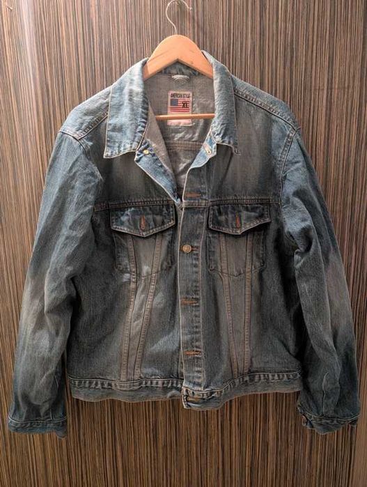 Kurtka jeansowa męska vintage XL