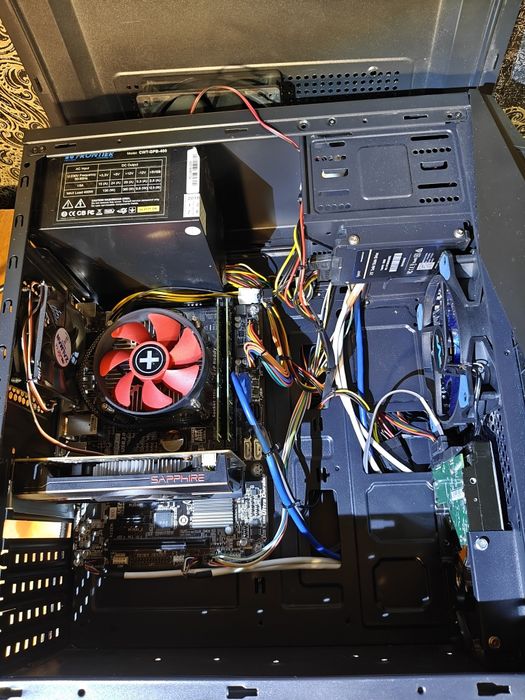 Ігровий ПК із підсвічуванням, rx 550, 4 gb