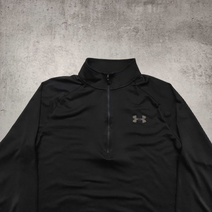 MĘSKA Bluza Sportowa Lekka PREMIUM Thermal Siłownia Under Armour Logo