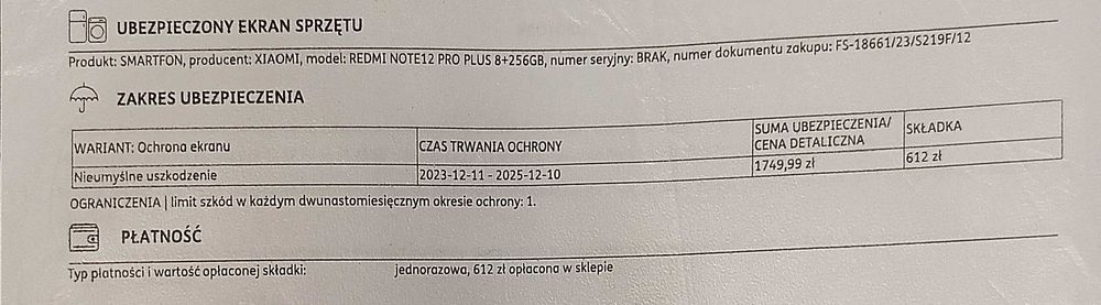 Redmi note 12 pro plus