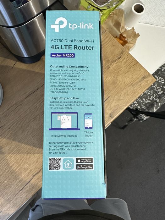 Router 4G LTE TP-Link Archer MR200 (SIM, AC750)