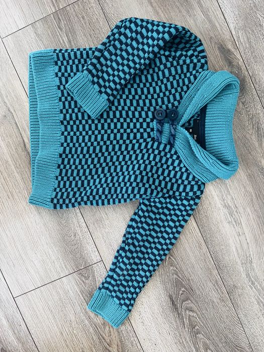 Bardzo ciepły sweterek dla chłopca 86