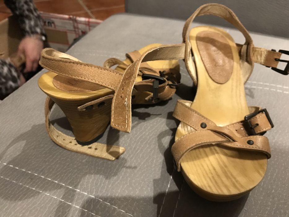 Szpilki skóra R 35 wysyłka