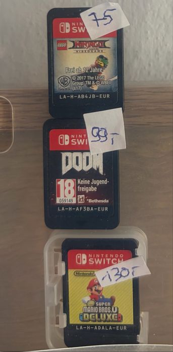 Gry nintendo switch  na kartridżach glogowska 77
