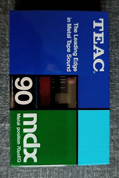 Kaseta TEAC hdx 90 SUPER METAL  _1985 Made in Japan