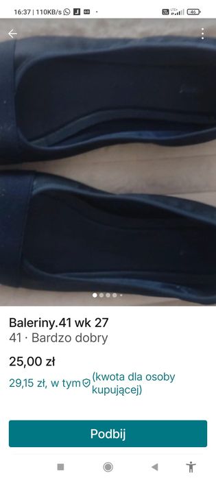 Buty 41 wkładka 27