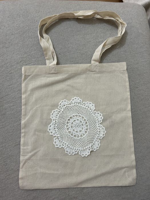 Uniwersalna torba shopper z aplikacją folk