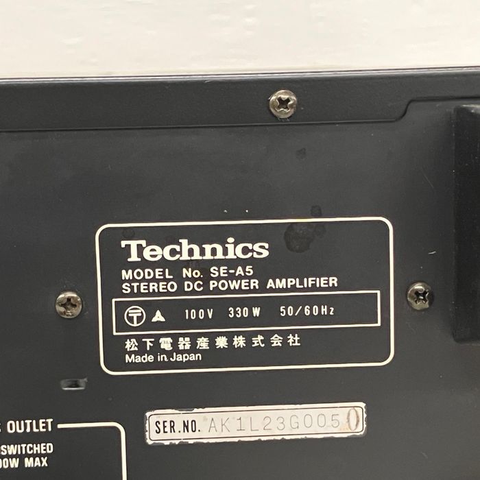 Technics SE-A5 з Японії