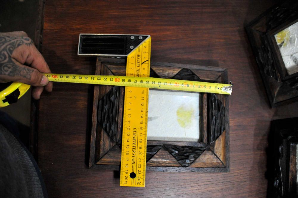 Moldura da Tailândia de teca