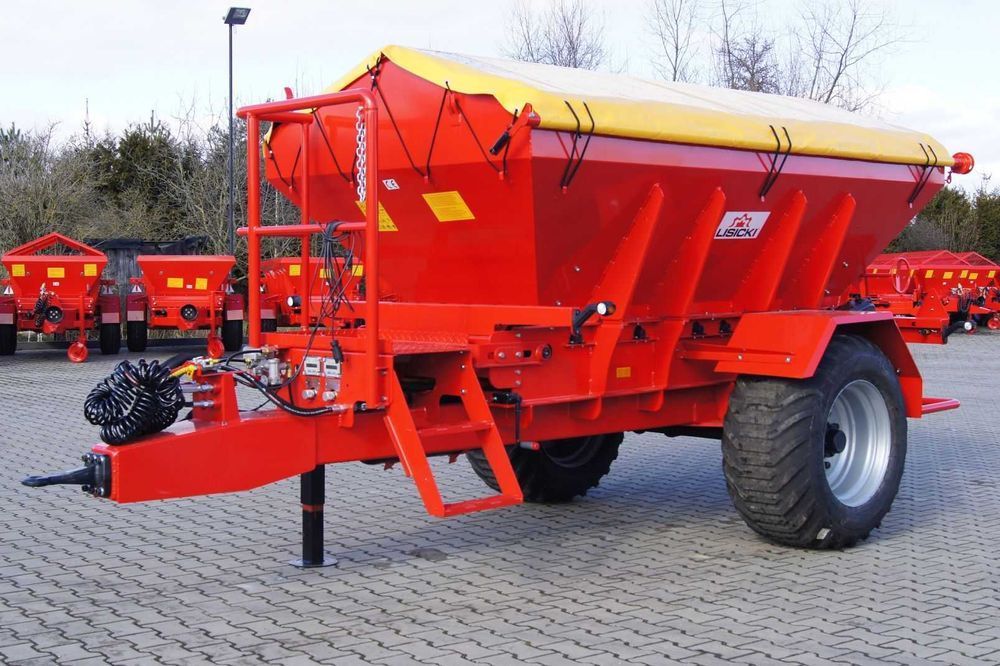 Rozsiewacz RCW piast taśmowy do wapna soli PLJR05 5 ton piaskarka