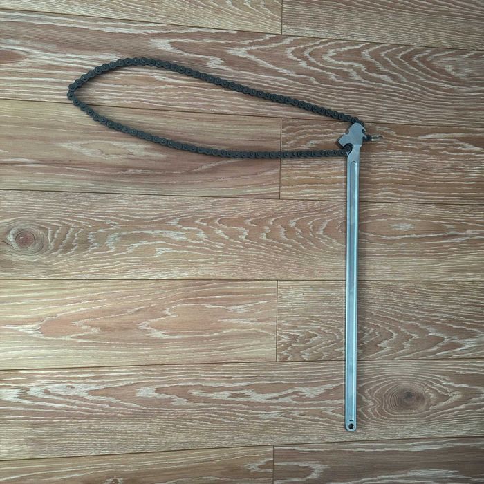 Hydrauliczny klucz z łańcuchem 121cm - długa dźwignia ramię 60cm