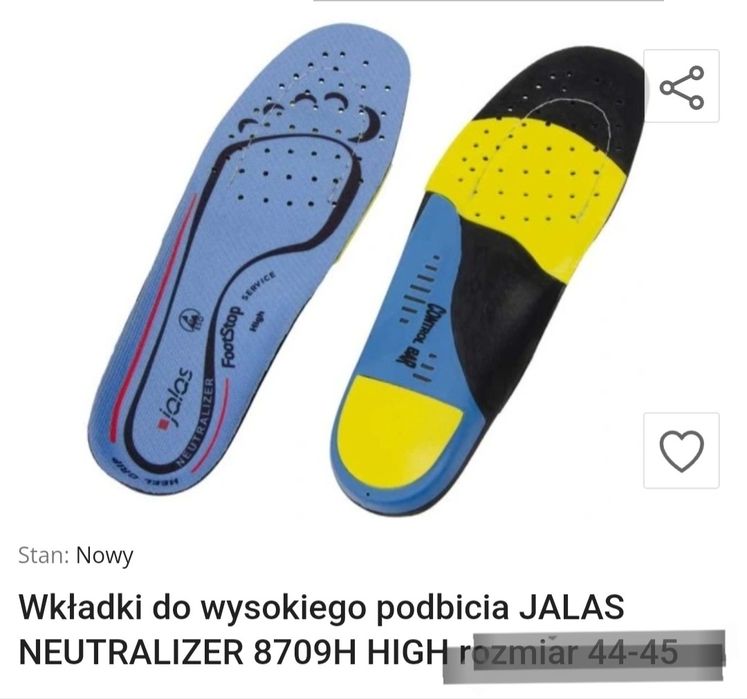 Wkładki do butów Jalas
