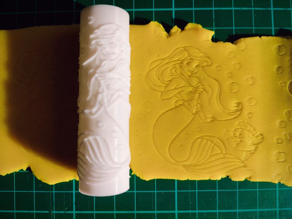 Rolo Plasticina Ariel Pequena Sereia