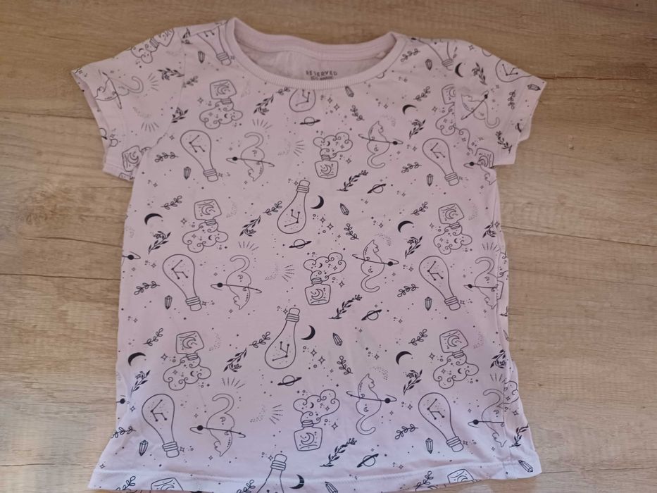 Różowa bluzeczka T-shirt Reserved