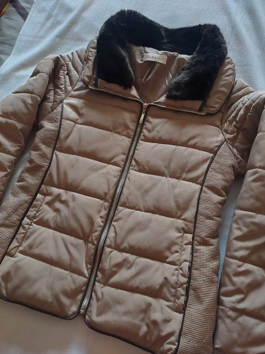 Casaco Alcochoado Bege Escuro, T40