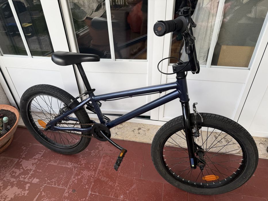 BMX criança: 20" wipe 500 9-14anos Azul