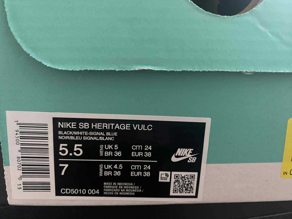 NIKE SB helitage vulc roz.38