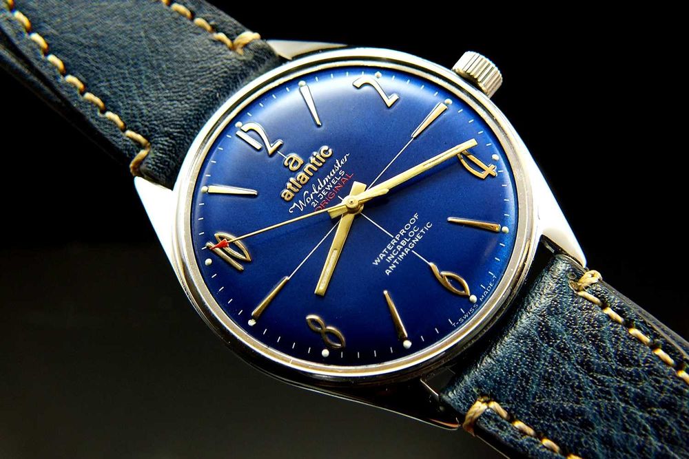 Atlantic Worldmaster Blue Marine cal.6300 PIĘKNY
