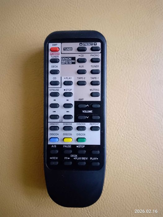 Пульт DENON для усилитиля.
