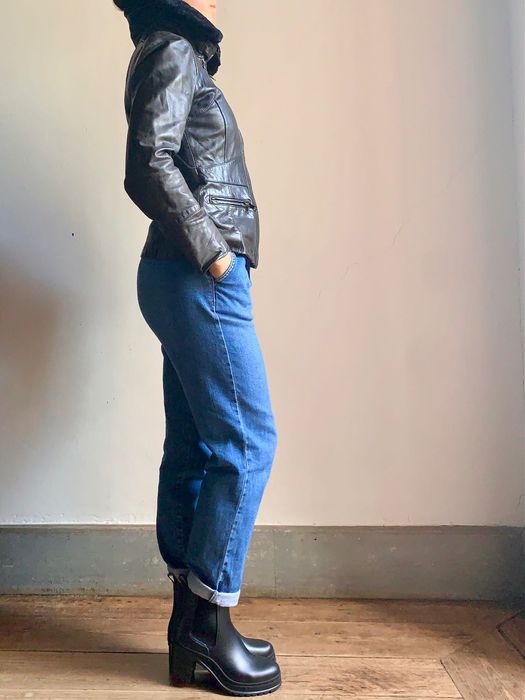 Casaco de Pele 100% Genuína / XS / Senhora