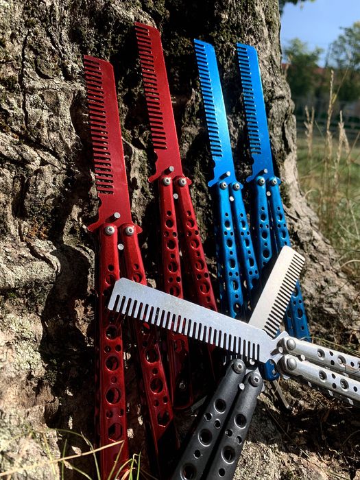 Treningowy nóż motylkowy - grzebień