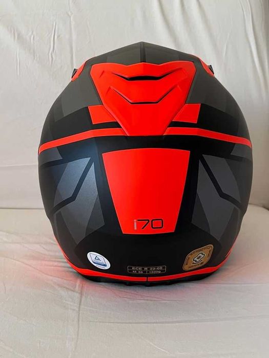 Capacete NOVO HJC i70 Elim Orange (40% DESCONTO) Tamanho M