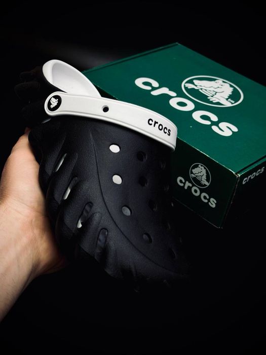 Crocs Echo Gum Ro Clog мужские кроксы черные уличные шлепки crocs пляжные тапки /крокс
