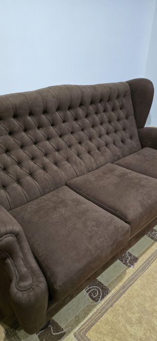 Espectacular terno de sofás vintage